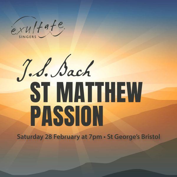 St Matthew Passion - Saturday 28 February 2026