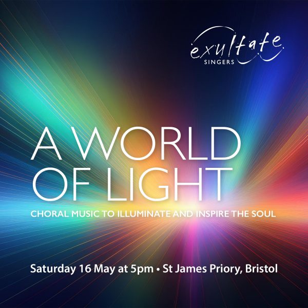 A World of Light - Saturday 16 May at 5pm